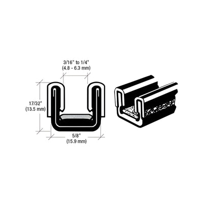 CRL 96" Flexible Channel for Federal Trucks and Off-Road Equipment