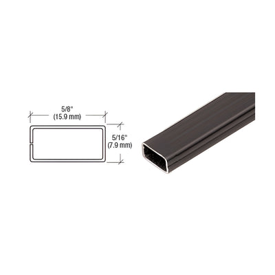 CRL Bronze 5/8" x 5/16" Roll Formed Aluminum Spreader Bar