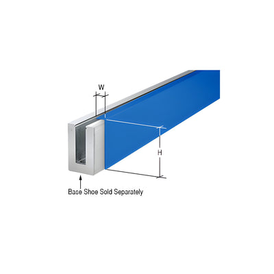 CRL Painted Custom Cladding for L56S, L21S, and L25S Series Square Aluminum Base Shoe