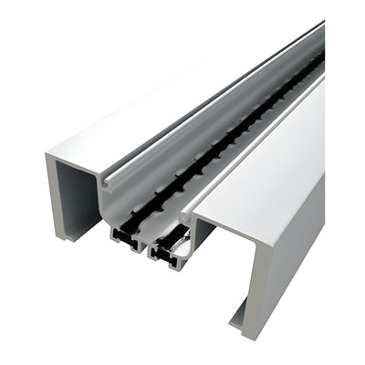 CRL-U.S. Aluminum White KYNAR® Paint Open Back Heavy Wall Mullion, Dual Thermally Improved - 24'-3"