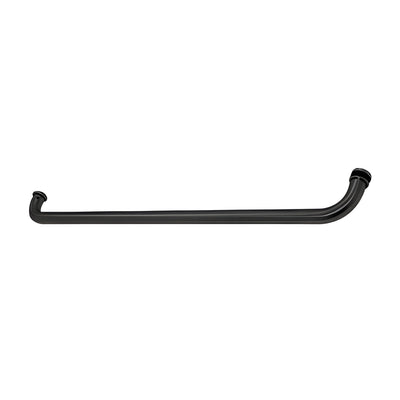 CRL Matte Black 28" Cross Bar Pull Handle for 4" x 10" Center Locks