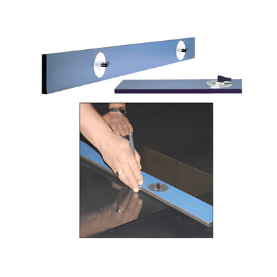CRL 48" Phenolic Straight Edge with Suction Cups