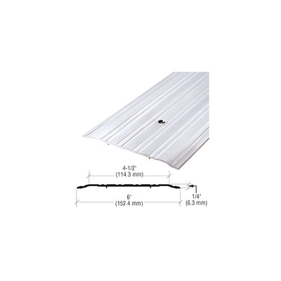 CRL 6" Aluminum Commercial Saddle Threshold - 185" Length