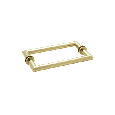 CRL Unlacquered Brass 18" MT Series Back-to-Back Towel Bar