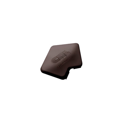 CRL Matte Bronze Rectangular AWS Post Cap for 135 Degree Center Post
