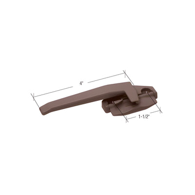 CRL Brown Left Hand Cam Handle with 1-1/2" Screw Holes