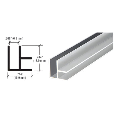 CRL Brite Anodized Aluminum Corner Extrusion