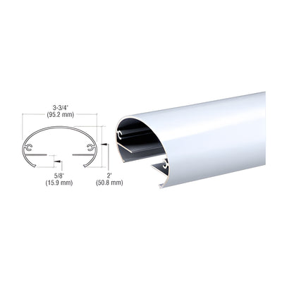 CRL Clear Anodized 350X Series 241" Top Rail