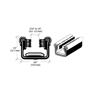 CRL Flexible 96" Channel for 1952-1967 Studebaker, White and Brockway