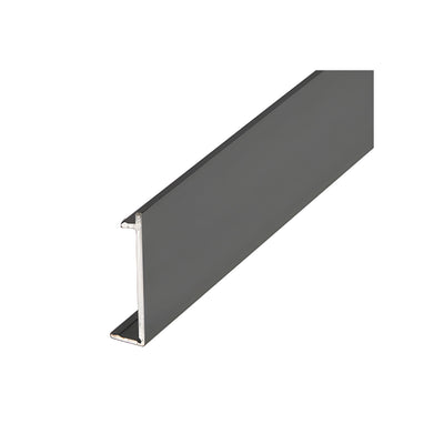 CRL Matte Black Snap-On Cover for Mechanical Glazing Channel
