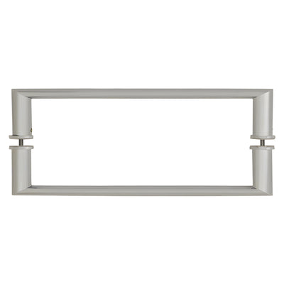 CRL 18" Brushed Nickel Back-to-Back Oval/Round Towel Bar