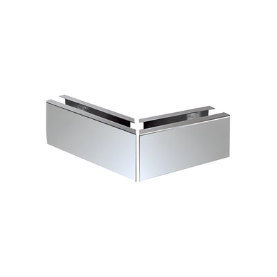 CRL Polished Stainless 12" Mitered 135 Degree Corner Cladding for L68S Series Laminated Square Base Shoe