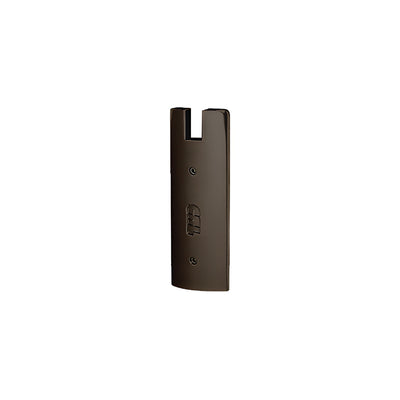 CRL Oil Rubbed Bronze End Cap for 6" Square 1/2" Glass Wedge-Lock® Door Rail