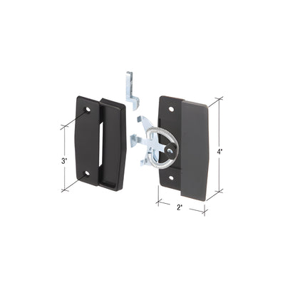 CRL Sliding Screen Door Latch and Pull with 3" Screw Holes for Academy and Better-Bilt Doors