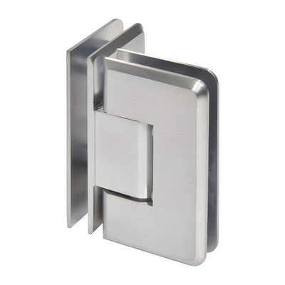CRL Brushed Chrome Cologne 092 Series 90º Glass-to-Glass Hinge