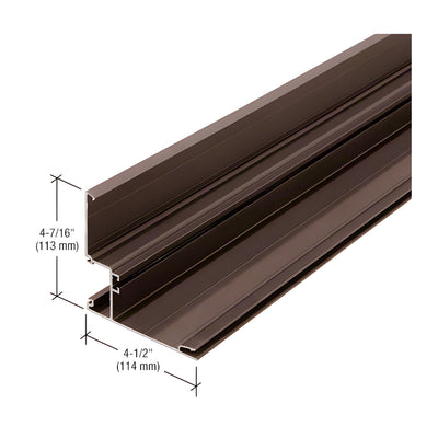 CRL-U.S. Aluminum 90 Degree Outside Corner Half Section - 24'-2", Dark Bronze/Black Anodized Class 1