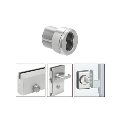CRL Brushed Stainless Mortise Housing for 7-Pin Small Format Interchangeable Cores (SFIC)
