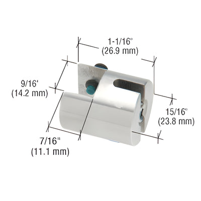 CRL Vertical Glass Panel Connector for Frameless Panels