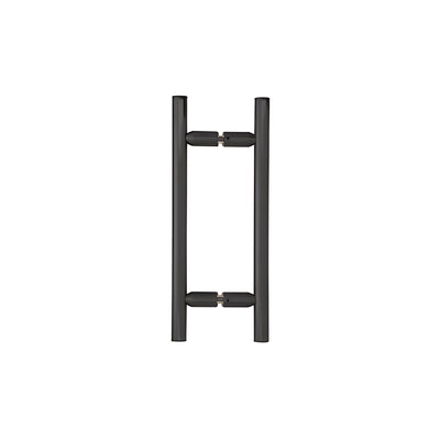 CRL Matte Black 8" Ladder Style Back-to-Back Pull Handles