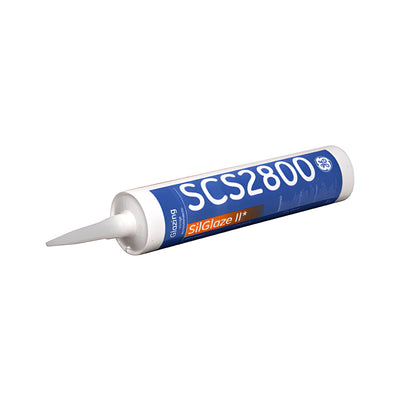 CRL White GE® SilGlaze® II Silicone Sealant
