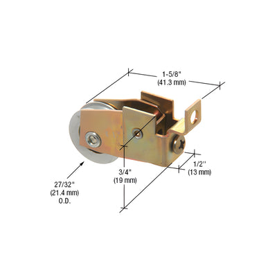 CRL 27/32" Steel BB Sliding Window Roller