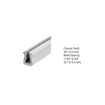 CRL Glazing Vinyl 3/8" Channel Depth 11/32" to 3/8" Metal Opening - 100' Roll