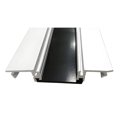 CRL-U.S. Aluminum White KYNAR® Paint Open Back Filler - 24'-3"
