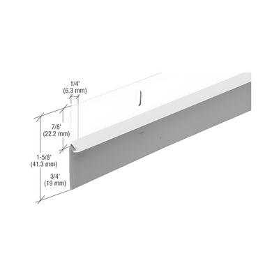 CRL White Aluminum Door Sweep