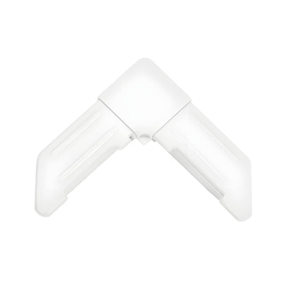 CRL 3/4" x 7/16" (19 x 11 mm) White Corner for WSF34716 Series Screen Frame