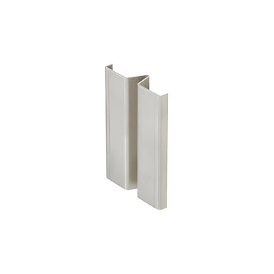 CRL-U.S. Aluminum Vertical Face Cap 3" Splice Sleeve for TW912- 1/Each
