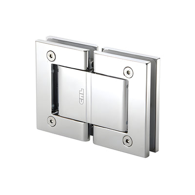 CRL Brite Chrome Vernon Oil Dynamic 180 Degree Glass-to-Glass Hinge - No Hold Open