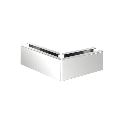 CRL 316 Polished Stainless 12" Mitered 135º Corner Cladding for B7S Series Heavy-Duty Square Base Shoe