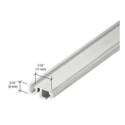 CRL-U.S. Aluminum Clear Anodized 1/2" Glass Adaptor - 24'-2"