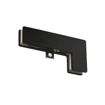 DORMAKABA® Matte Black Sidelite Mounted Transom Patch Fitting
