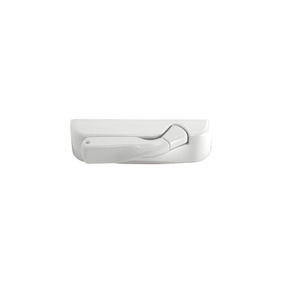 CRL Truth® Encore White, Left Hand Folding Handle and Cover