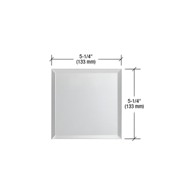 CRL Clear Double Blank Without Screw Holes Glass Mirror Plate
