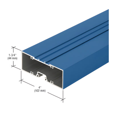 CRL-U.S. Aluminum 4" x 1-3/4" Offset Hung Door Header, Custom Paint - 21'-4"