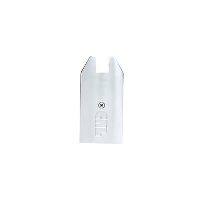 CRL Brushed Stainless Anodized 4" Tapered End Cap for Sidelite Rails