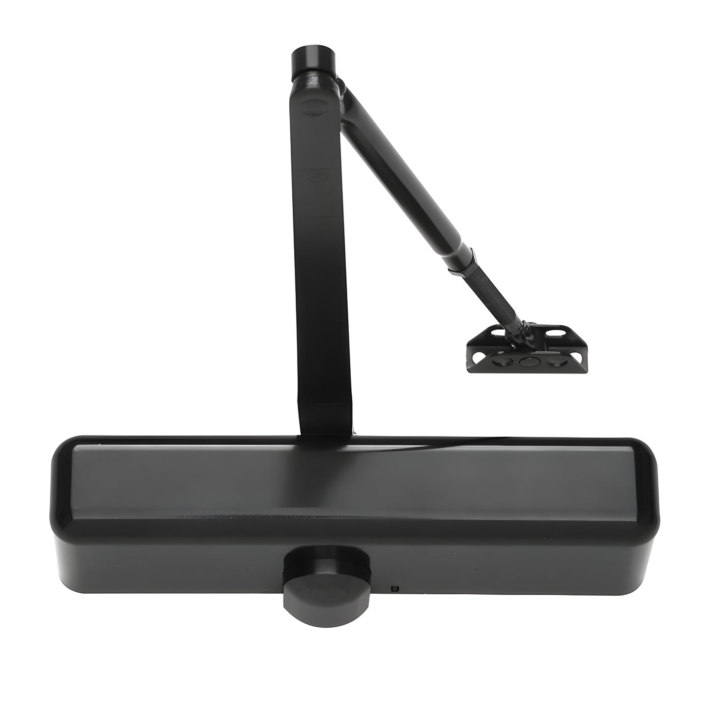 CRL Black Adjustable Spring Surface Mount Door Closer Size 2-5