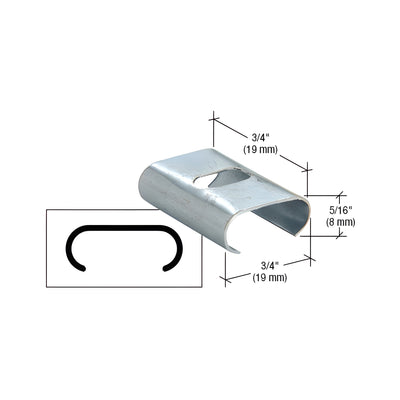 CRL-U.S. Aluminum Snap Clip for DS037- 21 Clips and Screws