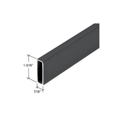 CRL Matte Black Serenity Series Sliding Door 78-3/4" Header Support Bar Only