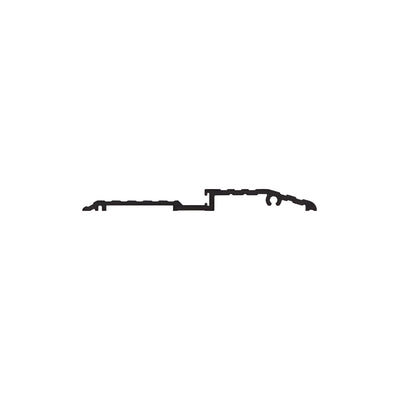CRL-U.S. Aluminum Standard 5.323" Threshold, 21'-4", Dark Bronze/Black Anodized Class 1