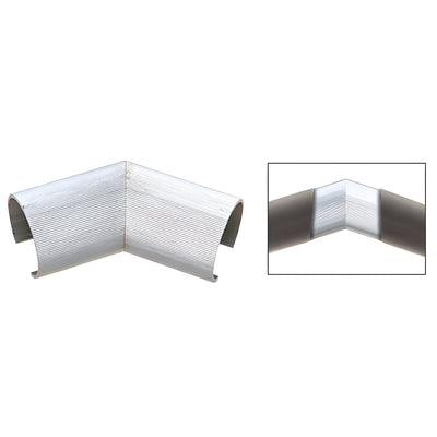 CRL 135º Corner Horizontal Internal Splice for 3-1/2" Cap Rail