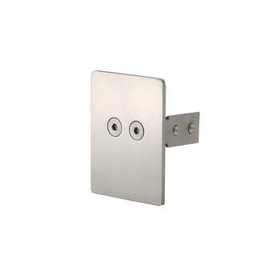 CRL Brushed Stainless GSDH Series Top Track End Cap