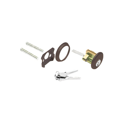 CRL Dark Bronze Rim Keyed Cylinder - Schlage® 'C' Keyway - Keyed Randomly