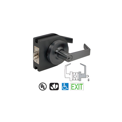 CRL Matte Black Grade 1 Lever Lock Housing - Storeroom