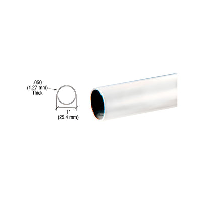 CRL Polished Stainless 1" Diameter Round .050" Tubing - 236"