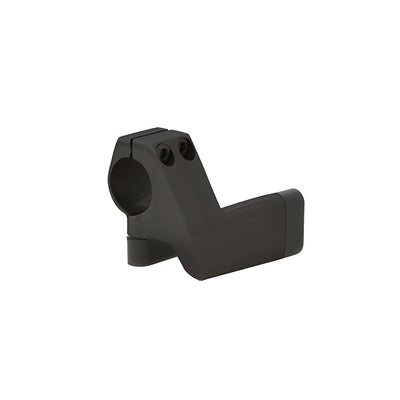 CRL Matte Black Laguna Double Roller Left Hand Door Stop for Top Tube