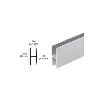 CRL Satin Anodized H14 H-Bar Channel