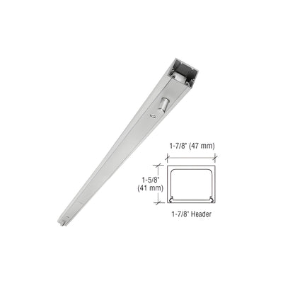 CRL Satin Anodized 72" Stock Size Double Door Narrow Header